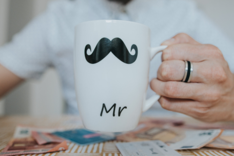 Mug with Mustache