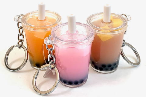 Boba Tea Keychain