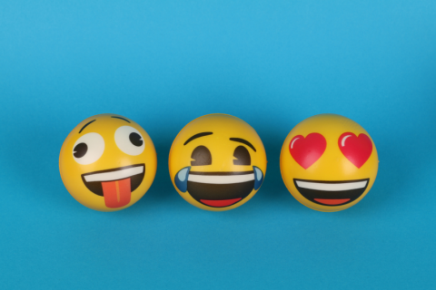 Three emoji faces