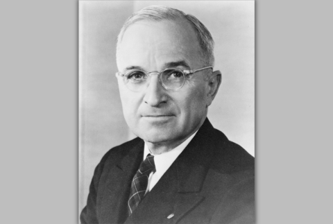 Picture of President Harry Truman.