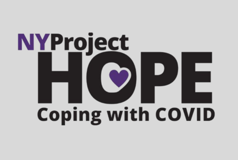 Words NY project hope coping with COVID.