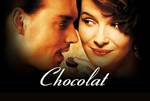 Chocolat movie cover.