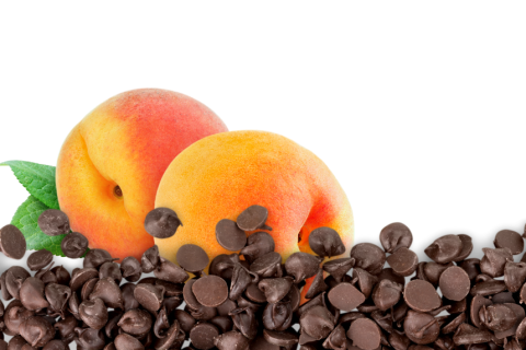 chocolate and apricots