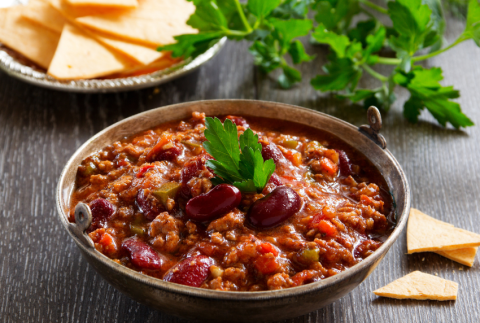 Bowl of chili.