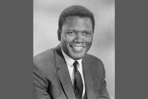 Sidney Poitier portrait.