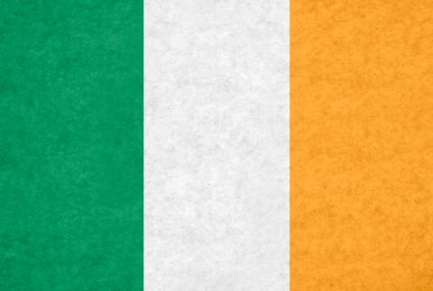 Ireland flag.