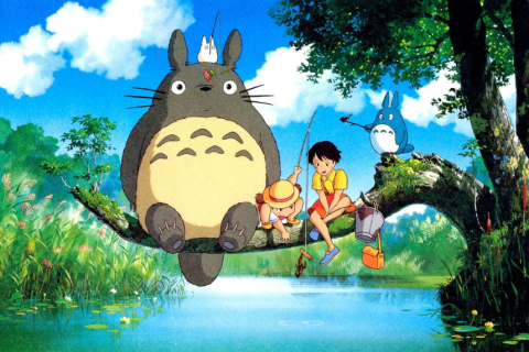 Totoro and friends on branch