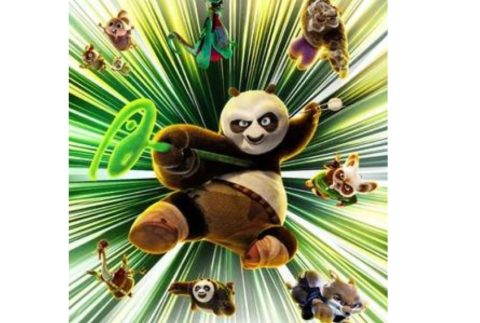 Poster of Kung Fu Panda 4 with characters