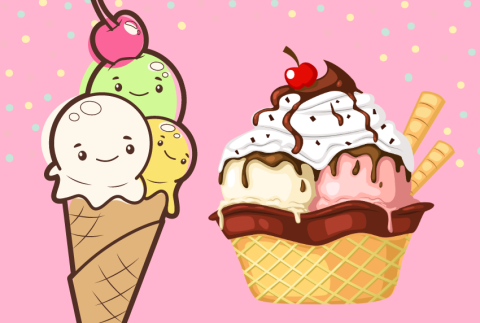 Ice cream images.