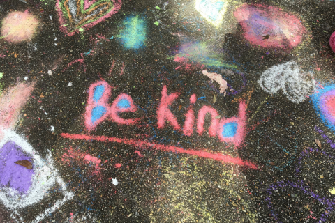 Be kind in chalk