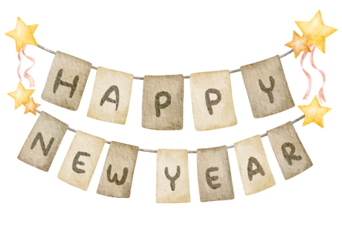 Happy New Year banner