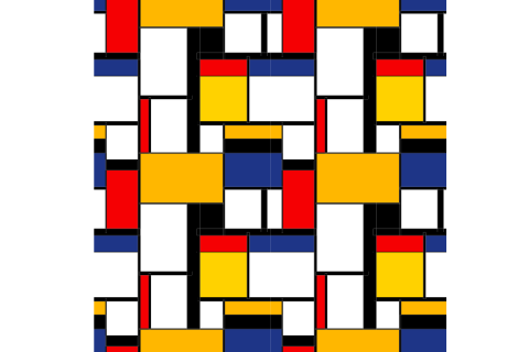 Mondrian painting