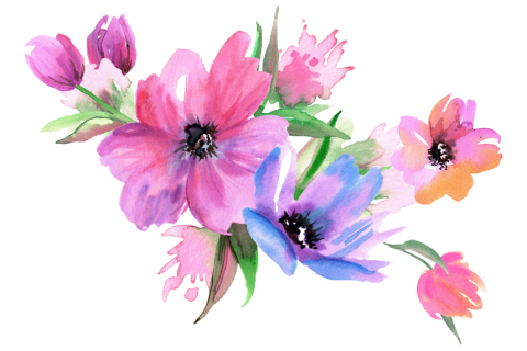 Watercolor flowers