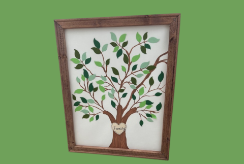 Family tree painting. 