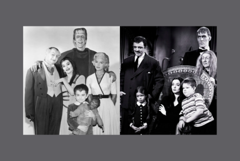 The Addams family and The Munsters. 