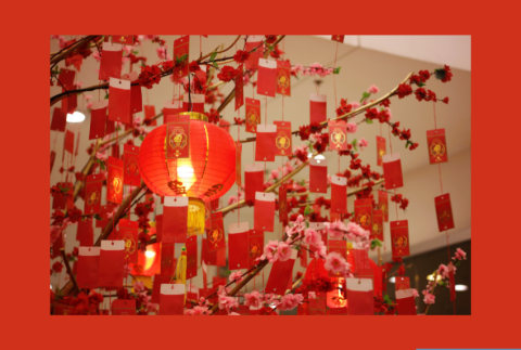 Lunar new year lanterns. 