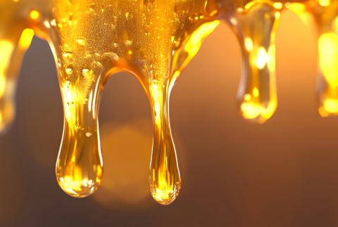 Dripping honey