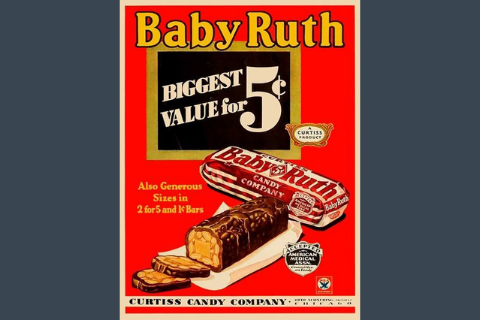 Vintage Baby Ruth Poster