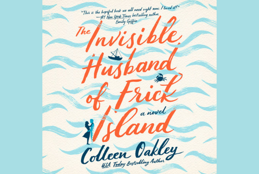 Book cover for The Invisible Husband of Frick Island. 