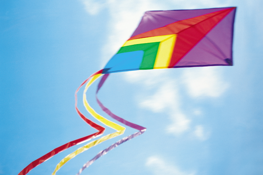 A kite flying in the sky