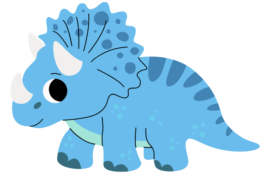 Blue dinosaur