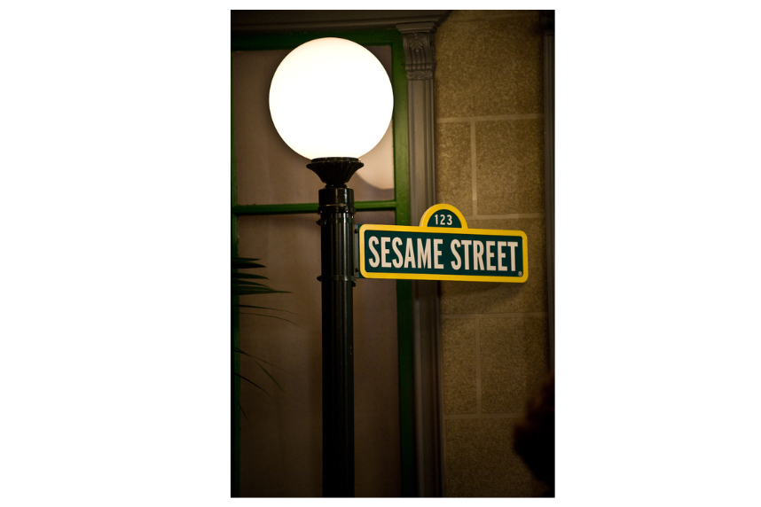 Sesame Street sign