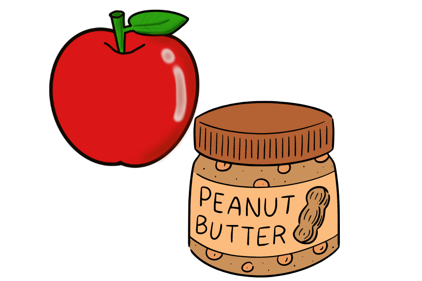 Apple and peanut butter