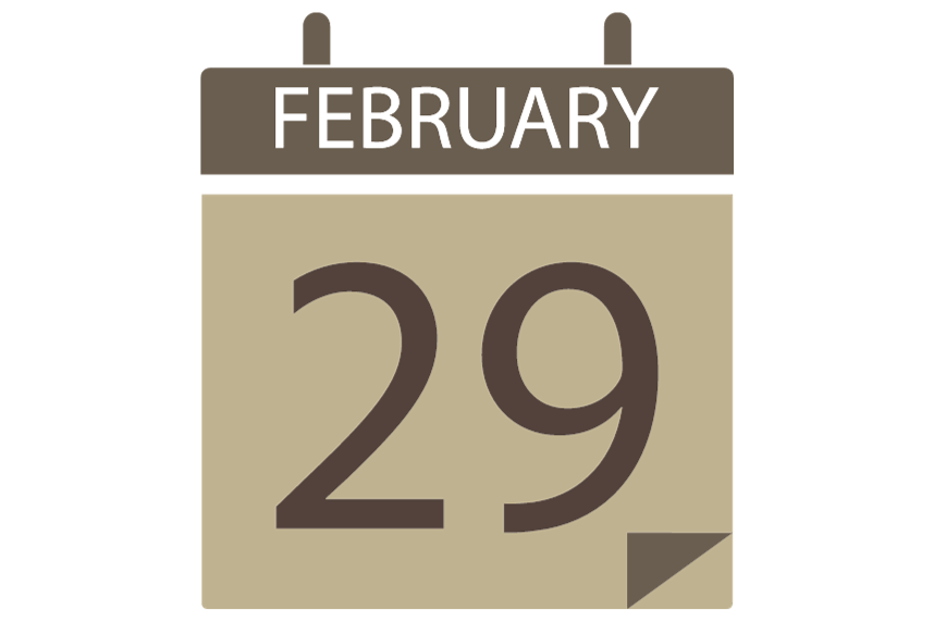 February 29 calendar page