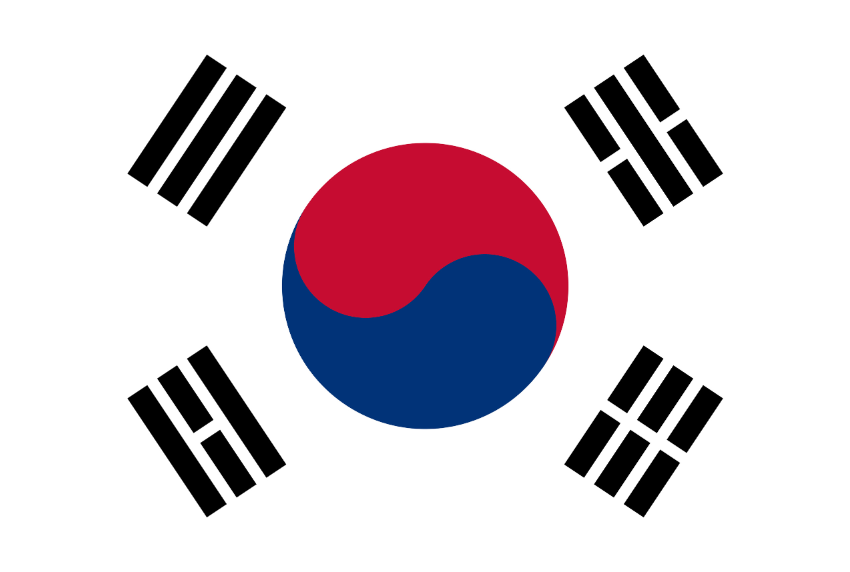 Korean flag.