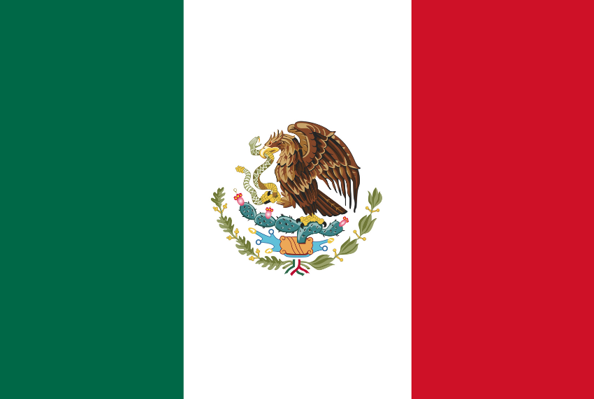 Mexico flag.