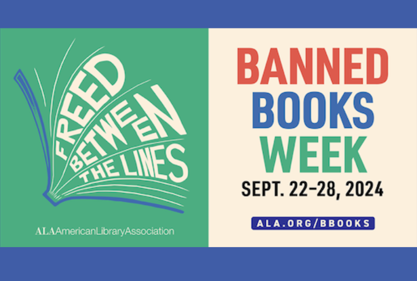 Freed Between the Lines Banned Book Week. 