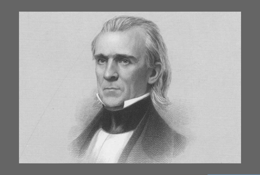 Picture of James Polk. 