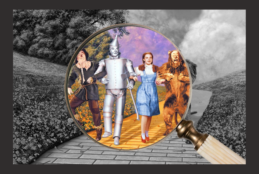 Wizard of Oz characters. 