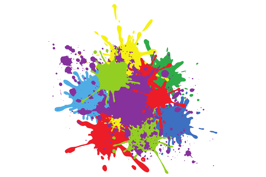 Paint splatter