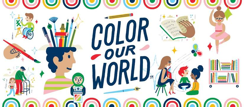 Picture of summer reading theme "color our world"
