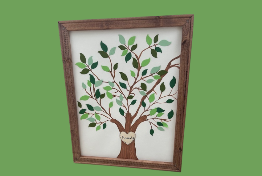Family tree painting. 