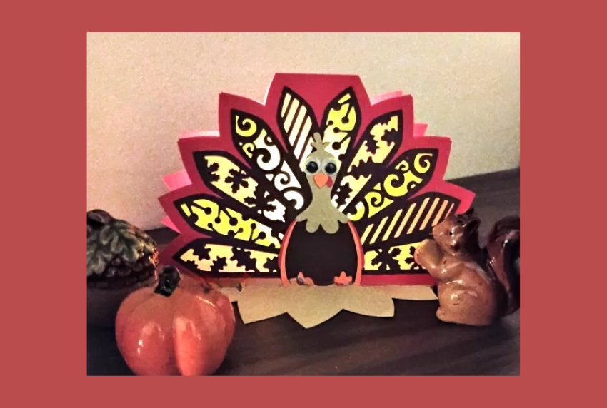 Turkey tea light craft. 