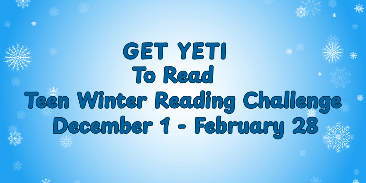 snowflake background with get ready to read.